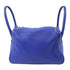 HERMES PHW Lindy 26 2way Shoulder Hand Bag Clemence Leather Bleu Electrique Blue