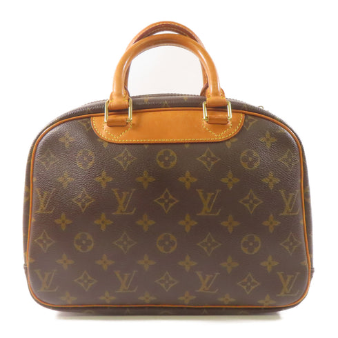 LOUIS VUITTON LV GHW Trouville Hand Bag M42228 Monogram Brown v3