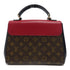 LOUIS VUITTON LV GHW Cluny BB 2 Way Bag Monogram Brown/Red