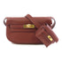 HERMES GHW Kelly Moove Shoulder Bag Veau Swift Leather Rouge Brown