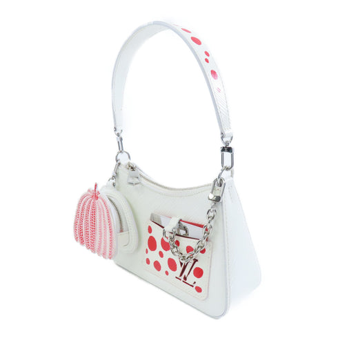 LOUIS VUITTON SHW LV x YK Marellini 2 Way Shoulder Bag M21759 Epi White Red