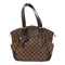 LOUIS VUITTON LV GHW Verona MM Shoulder Bag N41118 Damier Ebene Brown v1