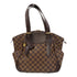 LOUIS VUITTON LV GHW Verona MM Shoulder Bag N41118 Damier Ebene Brown v1