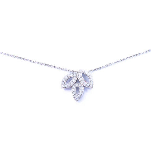 HARRY WINSTON Lily Cluster Diamond Necklace PEDPSMIMLC PT950 Platinum