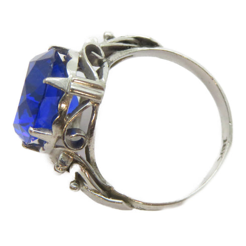 FINE JEWELRY Topaz Ring 18K White Gold US#5