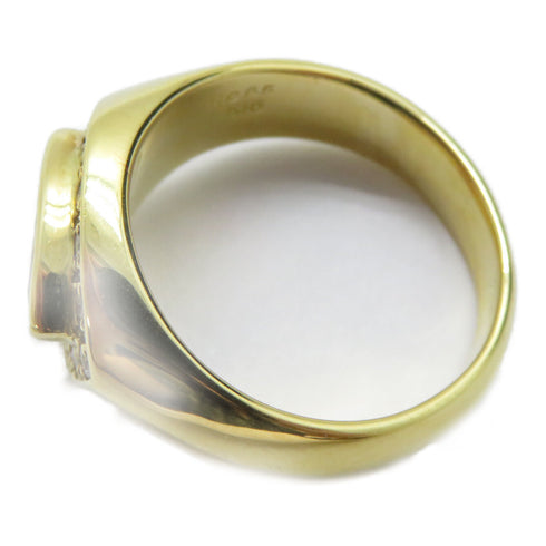 FINE JEWELRY 1.065ct Ruby 0.19ct Diamond Ring 18K Yellow Gold US#6.25