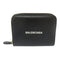 BALENCIAGA GHW Wallet 650871 Calfskin Leather Black