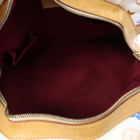 LOUIS VUITTON LV GHW Claudia Shoulder Bag M40193 Monogram Multicolore White v1