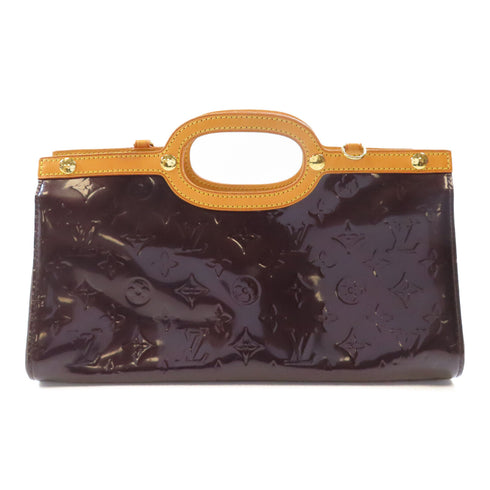 LOUIS VUITTON LV GHW Roxbury Drive 2 Way Bag M91995 Monogram Vernis Burgundy v1