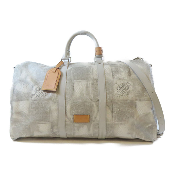 LOUIS VUITTON LV Keepall 50 Bandouliere Travel Boston Bag N50069 Coated Canvas