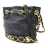 CHANEL Quilted CC GHW Chain Shoulder Bag Lambskin Leather Black v7