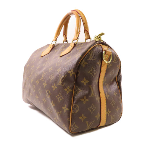 LOUIS VUITTON LV GHW Speedy Bandouliere 30 2 Way Shoulder Bag M40391 Monogram