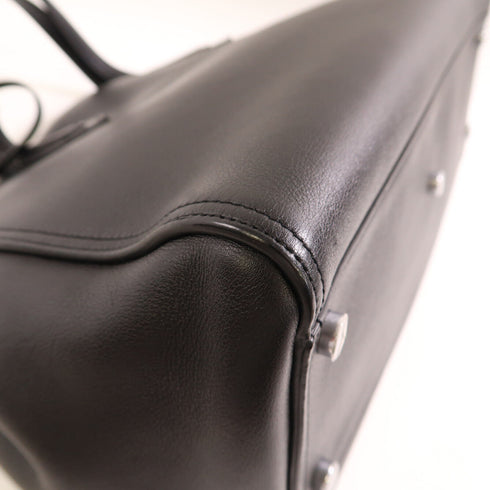 SAINT LAURENT YSL SHW 2 Way Shoulder Bag Calfskin Leather