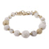 CHANEL CC Bracelet Metal Gold White