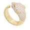 CARTIER Panthere de Cartier Diamond Ring Cartier#54 US#6.75 N4225000 18K YG
