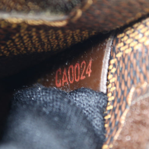 LOUIS VUITTON LV GHW Geronimos Waist Bag N51994 Damier Ebene Brown v1