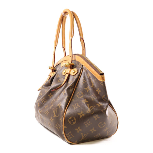 LOUIS VUITTON LV GHW Tivoli GM Shoulder Bag M40144 Monogram Brown v12