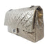 CHANEL Quilted CC SHW Jumbo 2.55 Chain Shoulder Calfskin Leather Metallic Gold