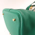 HERMES GHW Picotin Lock 18 Handbag Clemence Leather vert vertigo