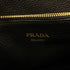 PRADA GHW Shoulder Bag Calfskin Leather 1BD102 Black
