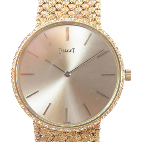 PIAGET Piaget Hand volume Watch 9633D2 18K Yellow Gold Champagne