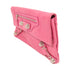 BALENCIAGA SHW Clutch Pouch Calfskin Leather Pink