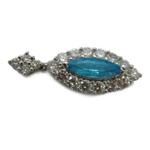 FINE JEWELRY 0.90ct Tourmaline Top PT900/PT850 Platinum