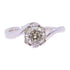 FINE JEWELRY 0.635ct Diamond Ring US#8 18K White Gold