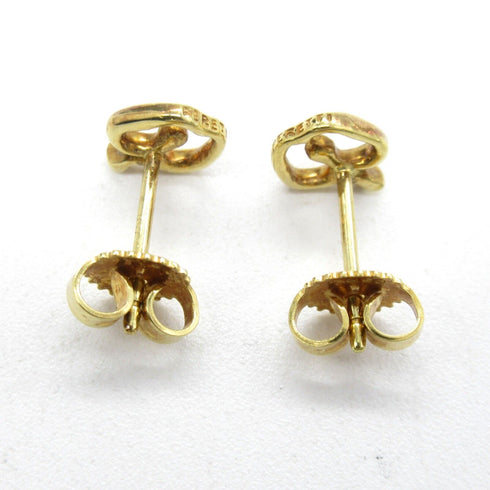 TIFFANY&CO Apple Piercing Earrings 18K Yellow Gold 1.5g