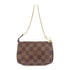 LOUIS VUITTON LV GHW Mini Pochette Accessories Chain Bag N58011 Damier Ebene