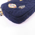 CHANEL CC GHW Paris-Hamburg Chain Shoulder Bag A70332 Wool Navy