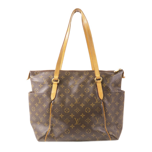 LOUIS VUITTON LV GHW Totally MM Shoulder Tote Bag M56689 Monogram Brown v5
