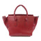 CELINE GHW Tie Bag Handbag Calfskin Leather Red