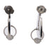 Christian Dior CD Earrings Accessories Metal Silver