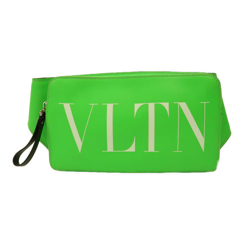 Valentino SHW Garavani VLN Waist Bag Calfskin Leather Green