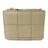 BOTTEGA VENETA BV GHW Wallet Intrecciato Leather Green
