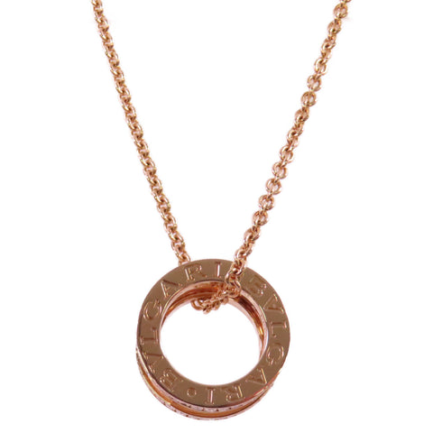 BVLGARI B.Zero1 Diamond Necklace PPL1ES 18K Rose Gold