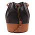 LOEWE GHW Balloon Shoulder Bag Calfskin Leather Black/Brown