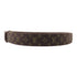 LOUIS VUITTON LV GHW Belt Monogram Mini Lin Leather Brown
