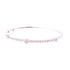 Jewelry SHW 0.707ct Diamond Bangle Bracelet 18K White Gold