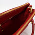 PRADA GHW Galleria Saffiano Bag 2 Way Shoulder Bag Calfskin Leather Red