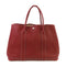 HERMES PHW Garden Party PM Tote Bag Negonda Leather 55 Rouge H Wine Red
