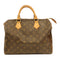 LOUIS VUITTON LV GHW Speedy 30 Handbag Boston Bag M41526 Monogram Brown v6