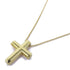 TIFFANY&CO Dots Cross Diamond Necklace 18K Yellow Gold