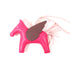 HERMES Rodeo Pegase MM Charm Veau Swift Leather Pink/Brown