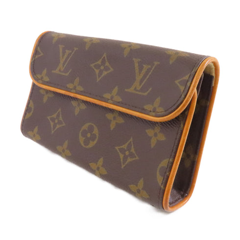 LOUIS VUITTON LV GHW Pochette Florentine Waist Bag M51855 Monogram Brown v1