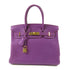 HERMES GHW Birkin 30 Handbag Togo Leather P9 Anemone