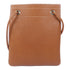 HERMES PHW Aline Shoulder Bag Barenia Leather Brown