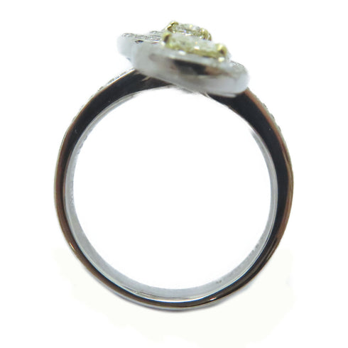 FINE JEWELRY 0.318ct Diamond 0.3ct Diamond Ring 18K White Gold US#6