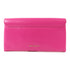 BVLGARI GHW Clutch Bag Pouch Calfskin Leather Pink